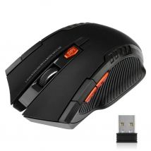 Mouse Wireless 2.4G 1600DPI Mouse ottico Gamer per Computer 6 pulsanti Mouse Wireless con ricevitore USB per accessori per Laptop PC