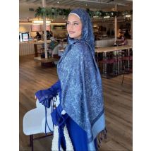 [T003] 1pc Bohemian Fashion Paisley Jacquard Pashmina Schal Quaste Damen Hijab Schal Wrap Winter Geeignet Für Den Täglichen Verschleiß