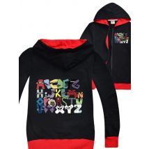 Boys Long Sleeve Zipper jacket For Kids Alphabet lore Coat Toddler Girl Spring and Autumn Clothes 2023 Children's Hoodie Sweater