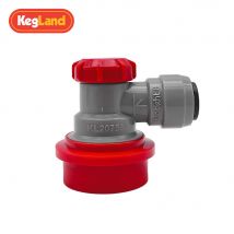 KegLand Ball Lock Disconnect (Grau/Gas) – Duotight 8 mm (5/16 Zoll) selbstgebrautes Bier