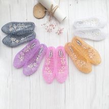 Blumen Klar Gelee Sandalen Für Frauen Sommer Strand Schuhe Mädchen Weiß Keil Sandalen Slip Auf Loch Schuhe Damen Transparent Sandalen