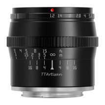 TTArtisan 50mm F1.2 Large Aperture Portrait Camera Lens for Sony E Mount FUJIfilm X Canon M Nikon Z Panasonic Olympus M43 Lens