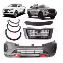 Zestaw karoserii terenowej 4X4, przedni zderzak, grill, facelift, body kit Navara Np300 2016+ do modernizacji na Navara 2021