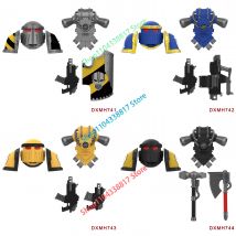 Klocki WM Blocks DXMH741 DXMH744 Anime Gry Pancerni Żołnierze MK3 Mech Knights Klocki Zabawki Klocki Konstrukcyjne Kolekcjonerskie Zabawki Prezenty Urodzinowe