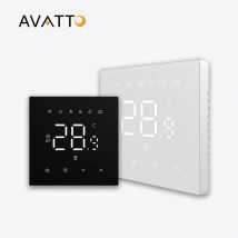 AVATTO Tuya WiFi termostat grzejnikowy 220v, inteligentny elektryczny temperatura podgrzewania podłogowy do Google Home Alexa Alice