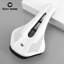 WEST BIKING siodło rowerowe wygodne siodełko rowerowe odporne na zużycie PU Leather Hollow Road części rowerowe siodełko rowerowe poduszka rowerowa