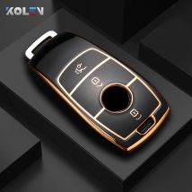 Modne etui z TPU na kluczyk samochodowy do Mercedes Benz A C E S G Class GLC CLE CLA GLB GLS W177