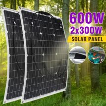 Solarpanel 18V 300W 600W PET Flexibles Solarsystem Solarpanel-Kit Komplettes