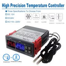 STC-3008 Dual Digital Temperatur Controller Zwei Relais Ausgang 12V 24V 220V Temperaturregler Thermostat Heizung Kühler mit Sonde