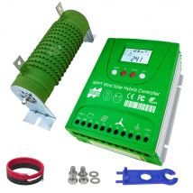 24V/48V 2KW Regolatore di carica solare ibrido eolico MPPT Equalizzatore batteria 30A 60A per batteria al litio Lifepo4 senza Bluetooth
