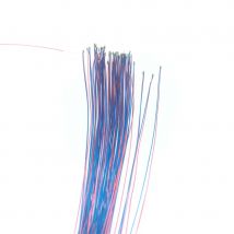 100pcs/Lot 0402 0603 0805 1206 SMD Model Train HO N OO Scale Pre-Soldered Micro Litz Wired LED Leads Wires 20cm