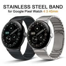Stainless Steel Strap for Google Pixel Watch 4 45mm Mans Metal Band for Google Watch Pixel 3 45mm Luxury Bracelet Accessories
