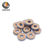 10 Stück orange abgedichtetes F695 2RS-Lager 5 x 13 x 4 mm ABEC-7 Flansch F695 RS-Kugellager