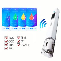 Multispectral Wasser Qualität Detektor Stift EG/TOC/COD/TDS/TEM/UV Bluetooth Trinken Wasser Tester aquarium Wasser Qualität Analysator