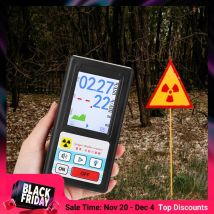 BR-6 Contatore Geiger Rilevatore di radiazioni nucleari Dosimetro personale Rilevatore di raggi X Beta Gamma Tester radioattivo LCD Strumento per marmo