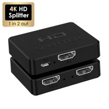 1 in 2 out HDMI-kompatibel Splitter 4K 1080P 1x2 HDCP Konverter 3D Switcher 2 port Hub Für PS3 Xbox HDTV DVD TV BOX Monitor