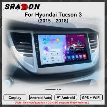 Für Hyundai Tucson 3 2015–2018: Android-Autoradio mit Multimedia-Videoplayer, GPS-Navigation, CarPlay, Touchscreen und intelligenten Systemen