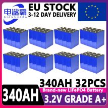 Magazzino UE Lifepo4 Batteria 340AH Grado A FAI DA TE 12V 24V Al Litio ferro fosfato Cella Ricaricabile carrello da golf batterie Per Il Campeggio EV RV