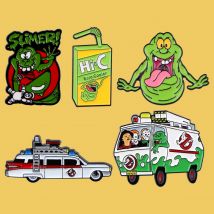 Horrorfilm trinkt Emaille Pins Broschen für Frauen Männer Anstecknadel Metall Abzeichen Kragen Schmuck Kostüm zubehör Halloween Geschenke