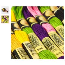 Similar DMC CXC Cross Stitch Cotton Embroidery Thread Floss Sewing Skeins Craft not repeat-447+35pcs color