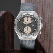 2026 New Rollstimi Retro Men's Watches waterproof Chronograph Quartz watch for men Sapphire Mirror Stainless steel WristWatch