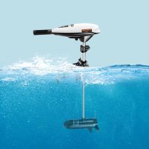 660W 12V Electric Outboard Engine 600kg Load Capacity with 3 Propeller Blades Applicable for 2-4m Length Ship