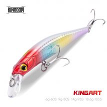 Kingdom Artist Hard Minnow 6g 9g 14g 18,6g 60mm 80mm 95mm 105mm Künstliche Jerkbait Wobbler Sinking Swimbait Forellenköder