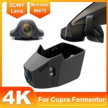 Per Cupra Formentor 2021-2025 Anteriore e Posteriore 4K Dash Cam per Auto Videocamera Registratore Dashcam WIFI Auto Dvr Dispositivi di Registrazione