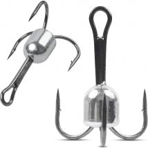 1Pcs Snagging Hooks Snagging Weighted Treble Hooks Strong Large Weighted Fishing Hooks for Baitfish Tuna Trout Salmon