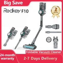Odkurzacz bezprzewodowy Redkey F10 Ręczny bezprzewodowy składany odkurzacz przenośny 400 W 23 kPa 0,6 l Odkurzacz 60 minut