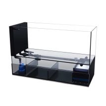 Ultra-white glass extremely narrow fish tank filter  integrated machine bottom filter household  aquario acessório