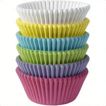 100 stücke Bunte Kuchen Pappbecher Muffin Cupcake Formen Einweg Backetui Utensilien Hochzeit Geburtstag Party Kuchen Dekoratives Werkzeug