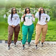 2-teiliges Set Afrika Kleidung 2025 African Dashiki New Dashiki Mode Anzug Top und Hose Super elastische Party große Größe für Dame