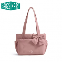 BAGSMART Versatile Travel Tote Bag Women Commuting Bag Multiple Pockets Messenger Handbag College School Shoulder Bag