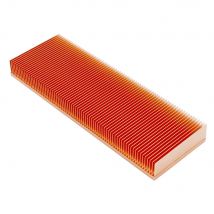 150 x 50 x 15 mm Kupfer-Kühlkörper, Schälflosse, Kühlkörper, Kühler, Kühlung für elektronische Chip-LED-Wärmeableitung