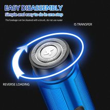 Mini rasoio elettrico da uomo Epilatore rasoio ricaricabile Macchina da barba da donna per uomo Mini rasoio per auto Strumenti da barba elettrici