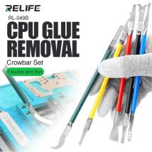 Relife RL-049B 5 in1 doppel köpfiges multifunktion ales neugiermesser für telefon reparatur entfernen cpu motherboard trenn messer werkzeug