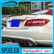 For Mercedes-Benz W212 w207 E-class 2 doors coupe Spoiler 2010-2015 ABS plastic Material Car Rear Wing Color Rear Spoiler