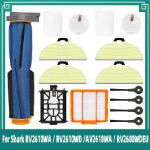 Fit For Shark RV2610WA / RV2610WD /AV2610WA / RV2600WDEU Vacuums Cleaner Main Side Brush Hepa Foam Pre Filter Mop Cloth Parts