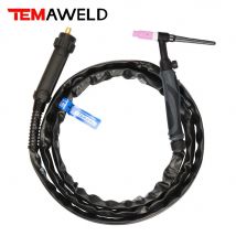 Professionale 3M WP26 WP26F Torcia TIG Raffreddamento ad aria Collo flessibile Spina rapida Pistola per saldatura ad arco di argon Pistola per saldatura Interfaccia europea