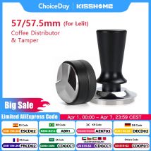 Tamper caffè 57mm 57.5mm Strumenti distributori di elasticità a pressione costante per accessori per macchine per caffè espresso Lelit Anna Barista