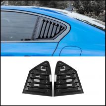For Ford Focus 2019-2023 Hatchback Rear Window Blind Shades Louver Frame Molding Cover Sticker Trim Car Styling Auto Accessories