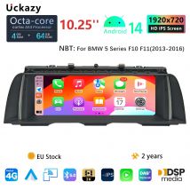 Factory Price Wireless Carplay AutoRadio Android 14 For BMW 5 Series F10 F11 CIC NBT 2010-2016 Multimedia Screen GPS Navigation Audio