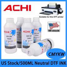 ACHI Ink 5x500ml Inchiostro UV per stampante UV Dispositivo idratante UV per proteggere le teste della stampante Inchiostro UV DTF Inchiostro DTF per stampante A3 DTF