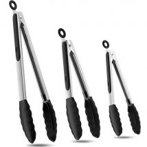 Silikon Grill Grill zange Küche Kochen Salat brot Servier zange Antihaft-Grill clip Klemme Edelstahl Werkzeuge Gadgets