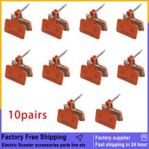 10Pair Brake Pads for KuKirin G2 Master/G4 Smart for KUGOO Kirin G3 PRO Electric Scooter Caliper Brake Disc Pad Accessories
