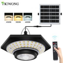 Solar Shed Light Solar Pendant Light Indoor Outdoor 228/180 LED 1000LM 5 Modes z pilotem zdalnego