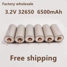 100 % Original 32700 6500 mAh 3,2 V Lifepo4-Akku, professionelle Lithium-Eisenphosphat-Power-Batterie mit Schraube