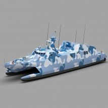 RC Boat 80cm  Double Jet Pump  022 Missile Boat Remote Control Ships 3D Printing Molding RC Schiffe Model Kitship Toy Adult Toys