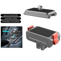 Metal Magnetic Quick Release Base Bracket Magnetic Adapter Riding Holder For DJI OSMO Action 4/3/Gopro Sports Camera Accessories